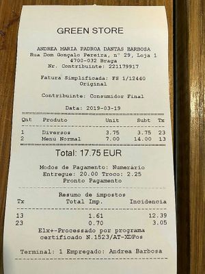 2 menus y un batido at Greenstore4u  in Vila Verde