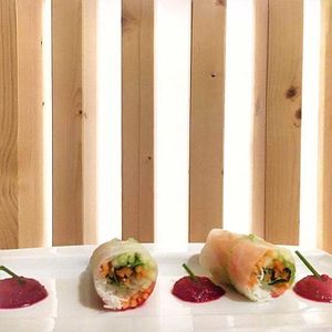 Vegan veggies wrap at Rice Me - Carlos Testa in Lisbon