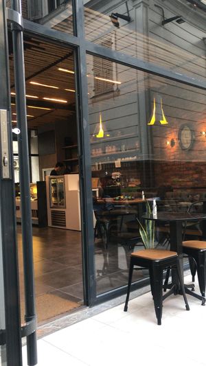 The outdoor sitting area at YUZU in Istanbul