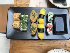 (As usual)Forgot to take a photo before we started but it still looks beautiful. So yummy!  at YUZU in Istanbul