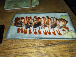 Fried tempeh california 🥴 at YUZU in Istanbul