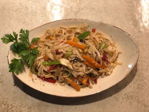 Pad Thai at YUZU in Istanbul