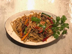 Noodle at YUZU in Istanbul