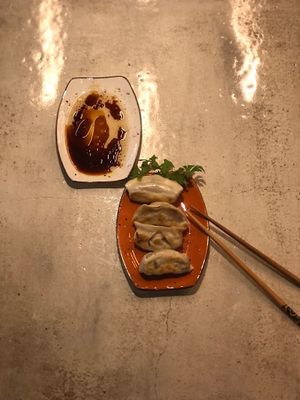 vegan gyoza at YUZU in Istanbul
