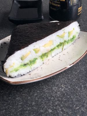 Goma Wakame-Avocado Tokio Sandwich at YUZU in Istanbul