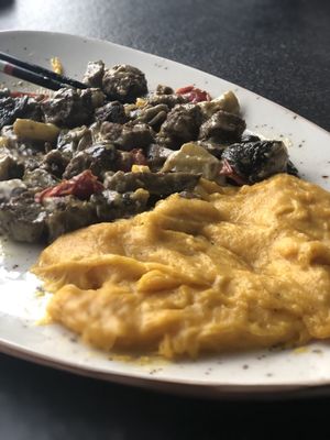 Coconut curry & puree at YUZU in Istanbul