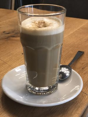 Soy latte at YUZU in Istanbul