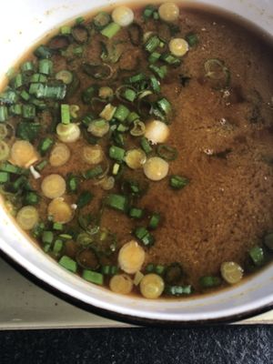 Miso Soup at YUZU in Istanbul