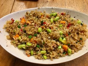 Fried rice at YUZU in Istanbul