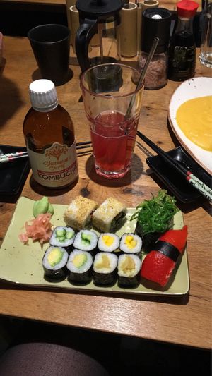 Sushi menu  at YUZU in Istanbul