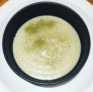 Matcha pudding at YUZU in Istanbul