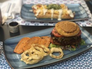 Burger  at Nishta in Dubrovnik