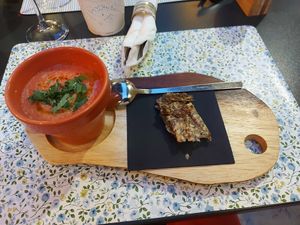 Gaspacho : yummy at Nishta in Dubrovnik
