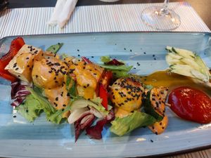 Tofu Kebab : good ! I liked the sauce at Nishta in Dubrovnik
