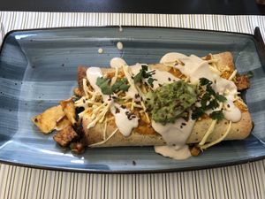 Tempehrito  at Nishta in Dubrovnik