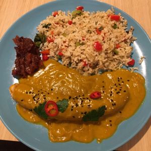 Banana curry- sounds weird, tastes AMAZING at Nishta in Dubrovnik