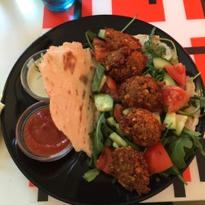 Falafel  at Nishta in Dubrovnik