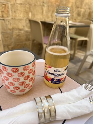 Kombuchas   at Nishta in Dubrovnik