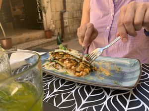 Zucchini lasagna   at Nishta in Dubrovnik
