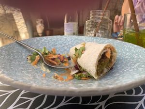 Humus wraps  at Nishta in Dubrovnik