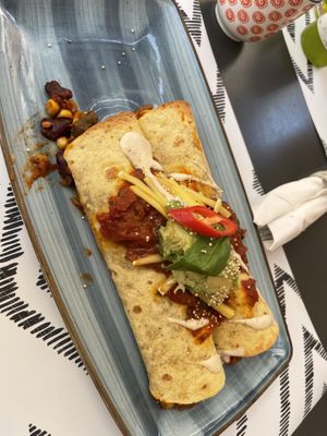 Tempehritos  at Nishta in Dubrovnik