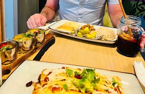 Burrito and curry  at Nishta in Dubrovnik