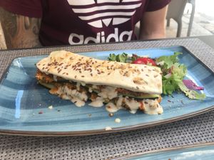 Raw lasagna was okay at Nishta in Dubrovnik