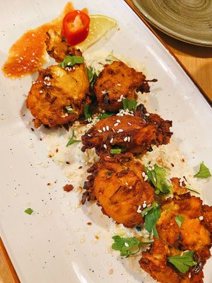Pakoras   at Nishta in Dubrovnik