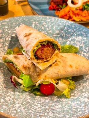 Falafel Wrap  at Nishta in Dubrovnik