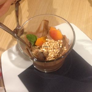 chocolate pudding made of tofu, so yum at Nishta in Dubrovnik