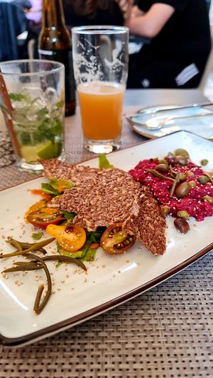 Beetroot tartar at Nishta in Dubrovnik