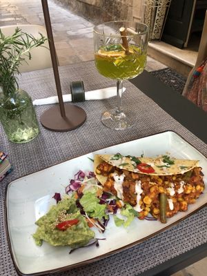 tacos con tempeh  at Nishta in Dubrovnik