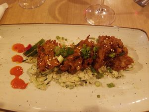 En entrée : Pakoras at Nishta in Dubrovnik