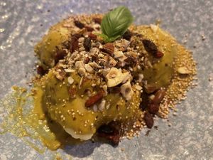 Curry cauliflower starter   at Nishta in Dubrovnik