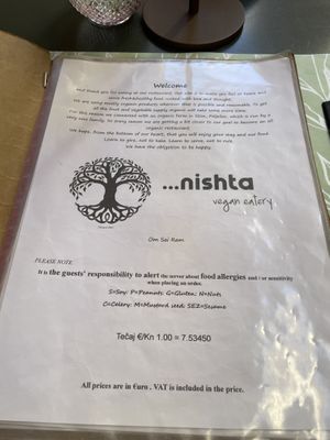   at Nishta in Dubrovnik