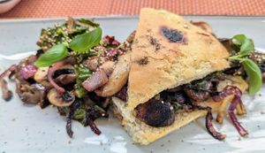 Focaccia at Nishta in Dubrovnik