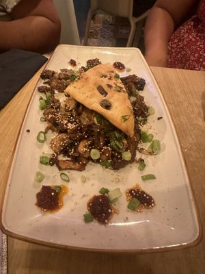Mushroom focaccia     at Nishta in Dubrovnik