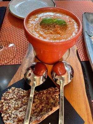 Tomato soup   at Nishta in Dubrovnik