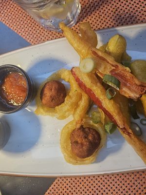 Tempura Vegetables at Nishta in Dubrovnik
