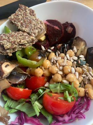 Salad at Nishta in Dubrovnik