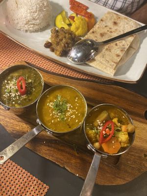 Curry plate    at Nishta in Dubrovnik