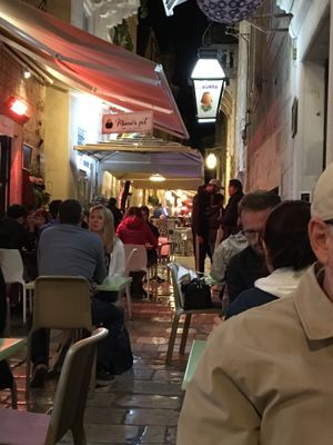 The street at Nishta in Dubrovnik