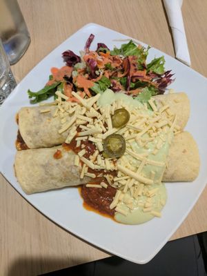 Tempehritos at Nishta in Dubrovnik