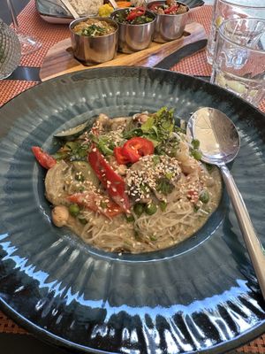 Thai noodles  at Nishta in Dubrovnik