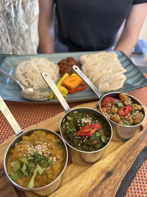 Curry plate  at Nishta in Dubrovnik