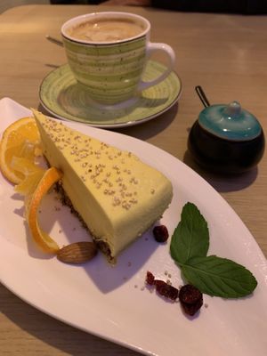 Orange cake  at Nishta in Dubrovnik