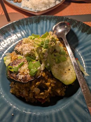 Vegetable moussaka at Nishta in Dubrovnik