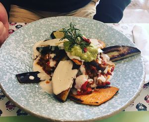 Vegan moussaka at Nishta in Dubrovnik