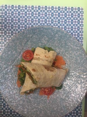 Falafel wraps at Nishta in Dubrovnik