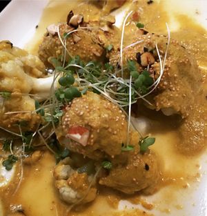 Daily offer - crunchy cauliflower  at Nishta in Dubrovnik